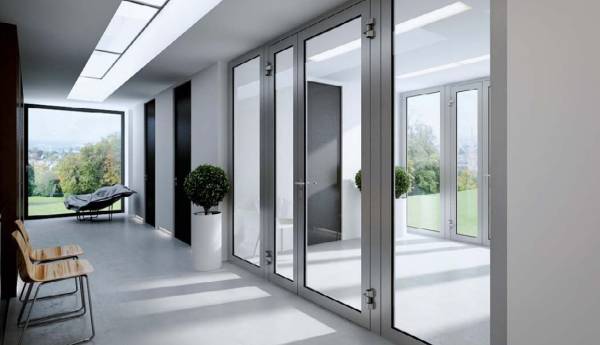 Ușă Antifoc Vitrată pe Profile din Aluminiu EI 15 - EI 90 | TIF Group srl